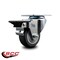 Service Caster 3'' Thermo Rubber Wheel Swivel Top Plate Caster with Posi Brake SCC-20S314-TPRB-PLB - alternate 5